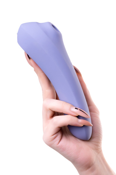 Вакуум-волновой бесконтактный стимулятор клитора Satisfyer Dual Pleasure, Лиловый, 17,9 см, Ø 3,0
