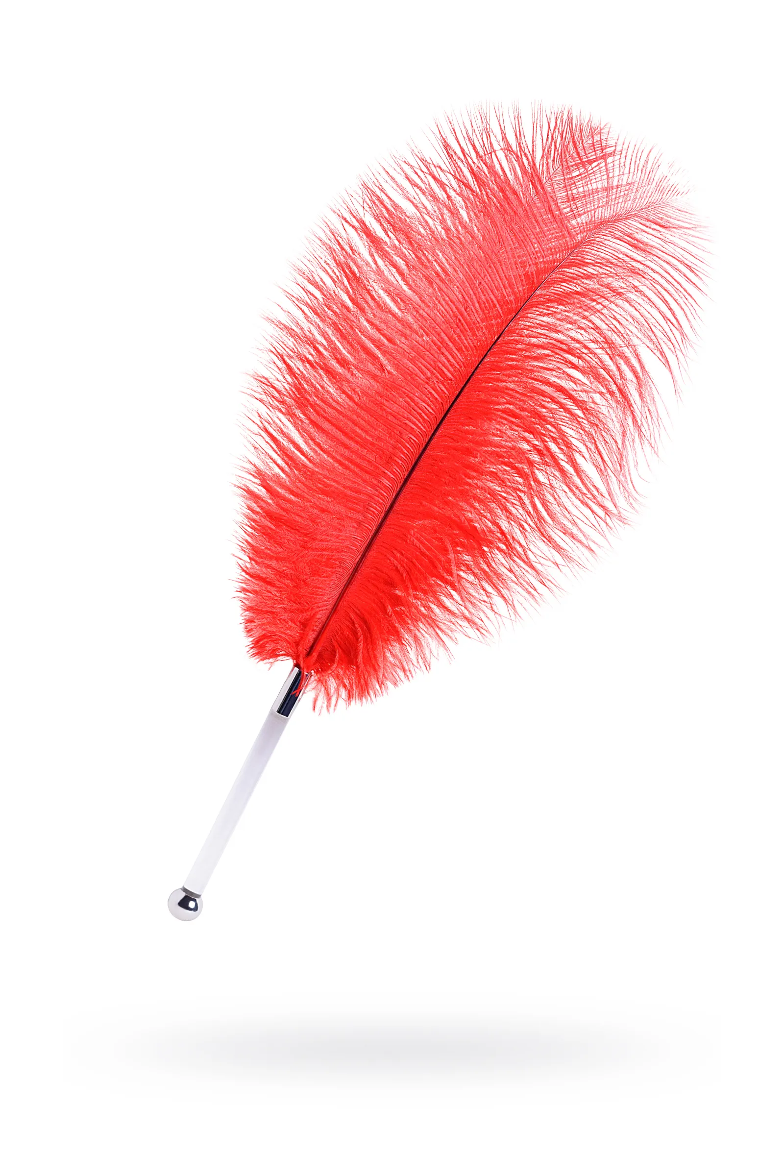 Щекоталка перо TOYFA Theatre, красная, 40 см