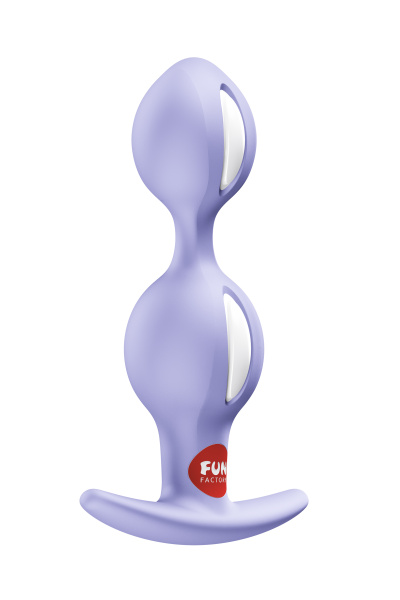 Анальный стимулятор Fun Factory B Balls Duo, силикон, сиреневый, 15 см