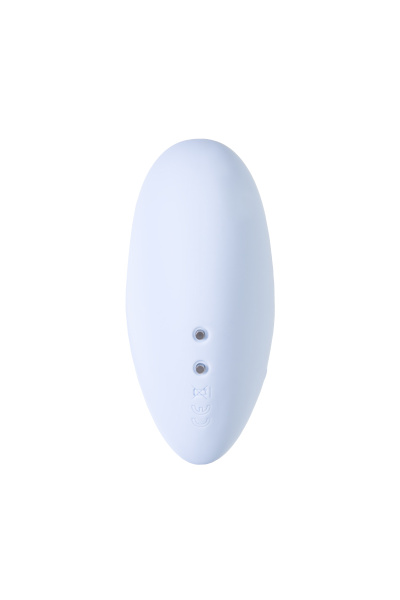 Вакуум-волновой бесконтактный стимулятор клитора Satisfyer Cutie Heart, силикон, голубой