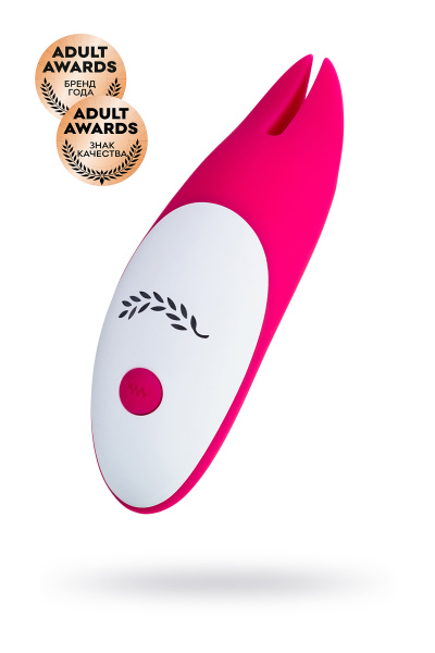 Вибромассажер JOS TWIGGY, силикон, розовый, 12 см