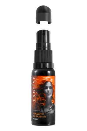 Гель Erotist с эффектом вибрации VOLCANO OF PASSION: MANGO (со вкусом манго), 25 мл