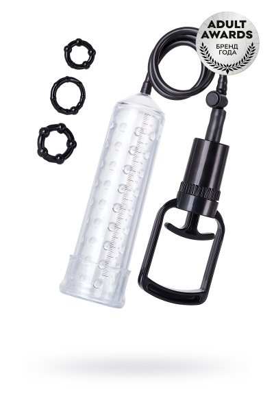 Помпа вакуумная  TOYFA A-Toys, Прозрачная, 23,5 см, Ø 5,7