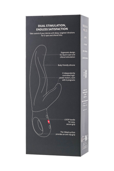 Вибратор кролик Fun Factory LADY BI, силикон, пурпурный, 22 см