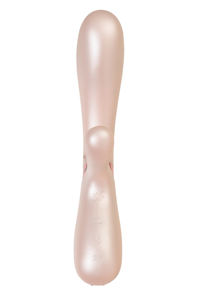 Вибратор Satisfyer Hot Lover с клиторальным стимулятором, серебряный