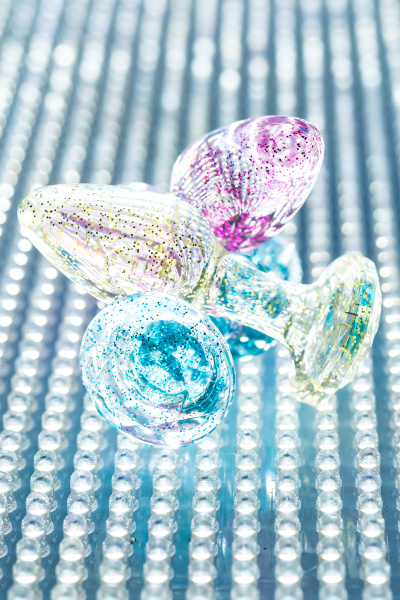 Анальная втулка TOYFA, акрил, фиолетовая, 8 см, Ø 2,8 см