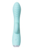 Вибратор с клиторальным стимулятором и язычком, JOS MILO,
